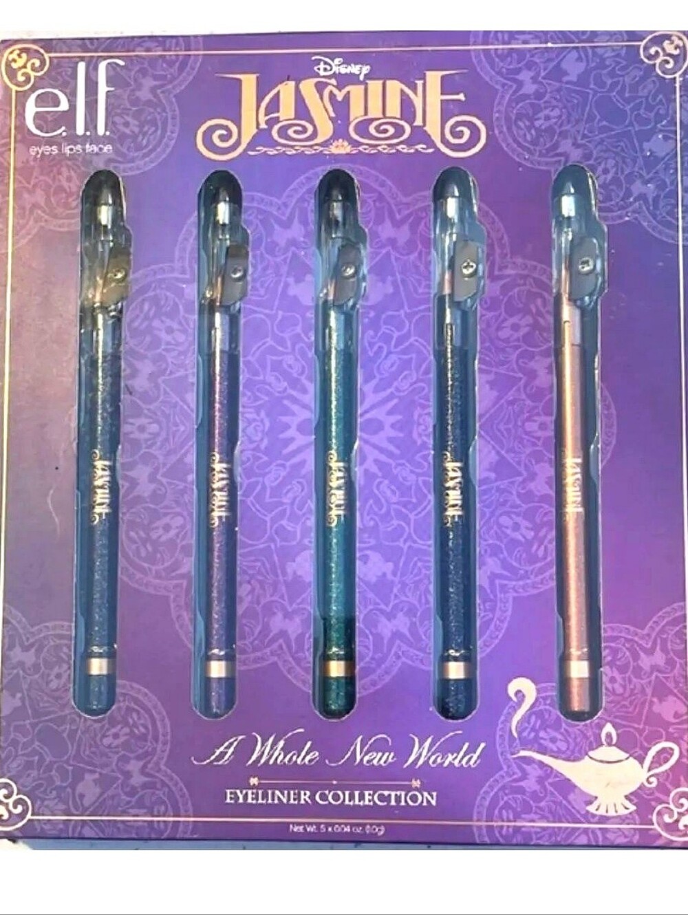 NWT e.l.f. x Disney Jasmine A Whole New World Eyeliner Collection